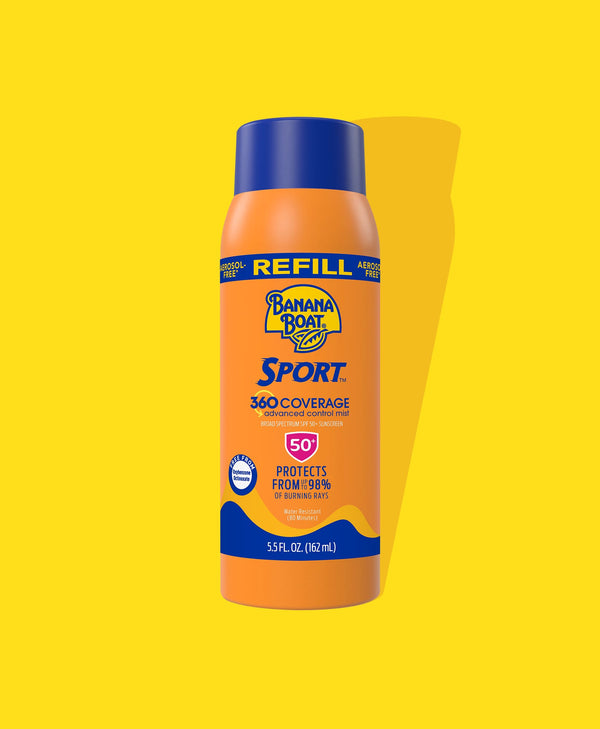 Banana Boat Sport 360 Coverage Sunscreen Mist Refill SPF 50+