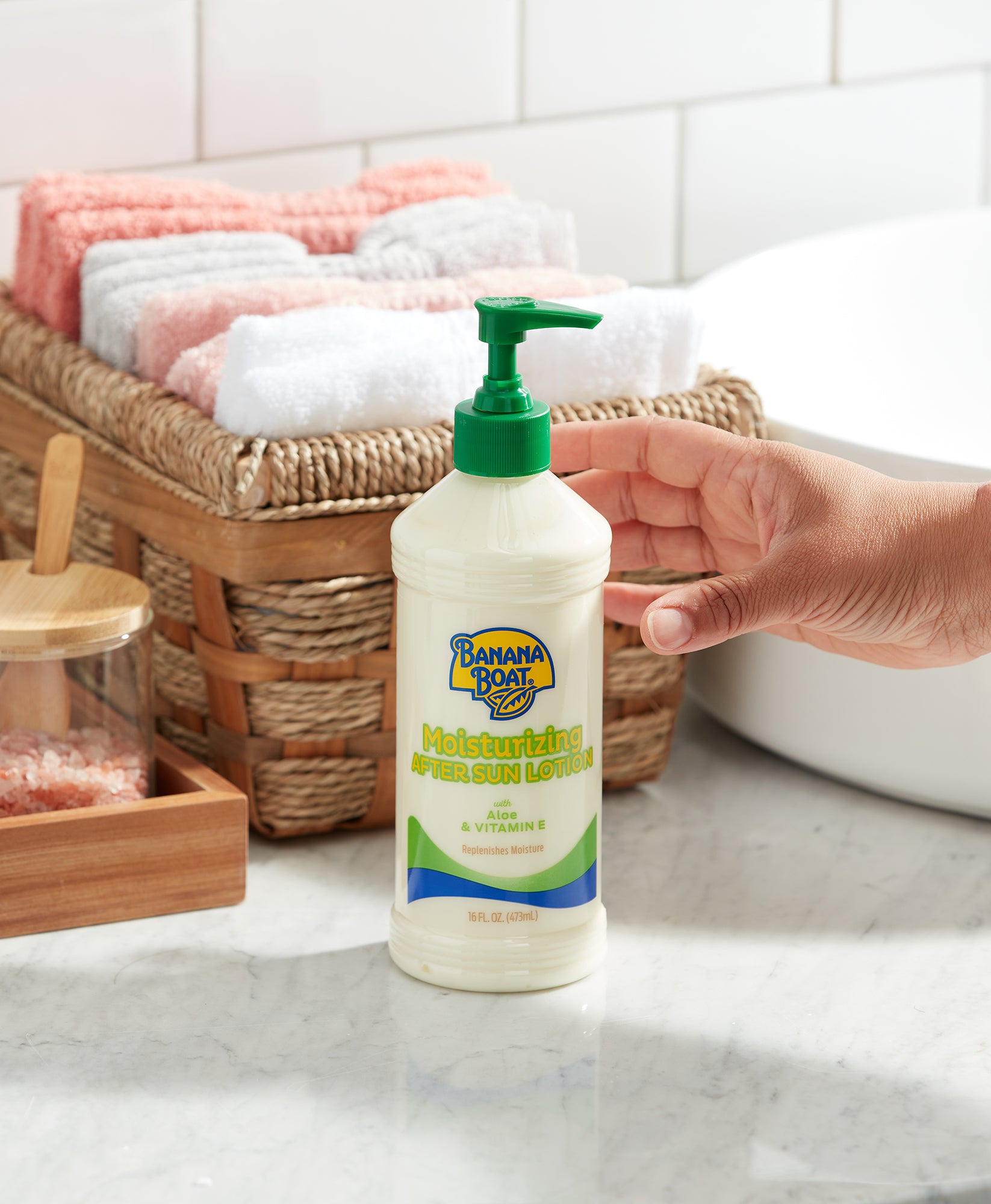 Banana Boat® Moisturizing Aloe After Sun Pump Lotion Banana Boat US