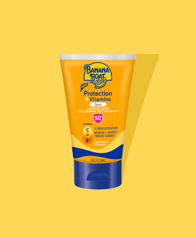 Banana Boat® Protection + Vitamins Moisturizing Sunscreen Lotion for Face SPF 50