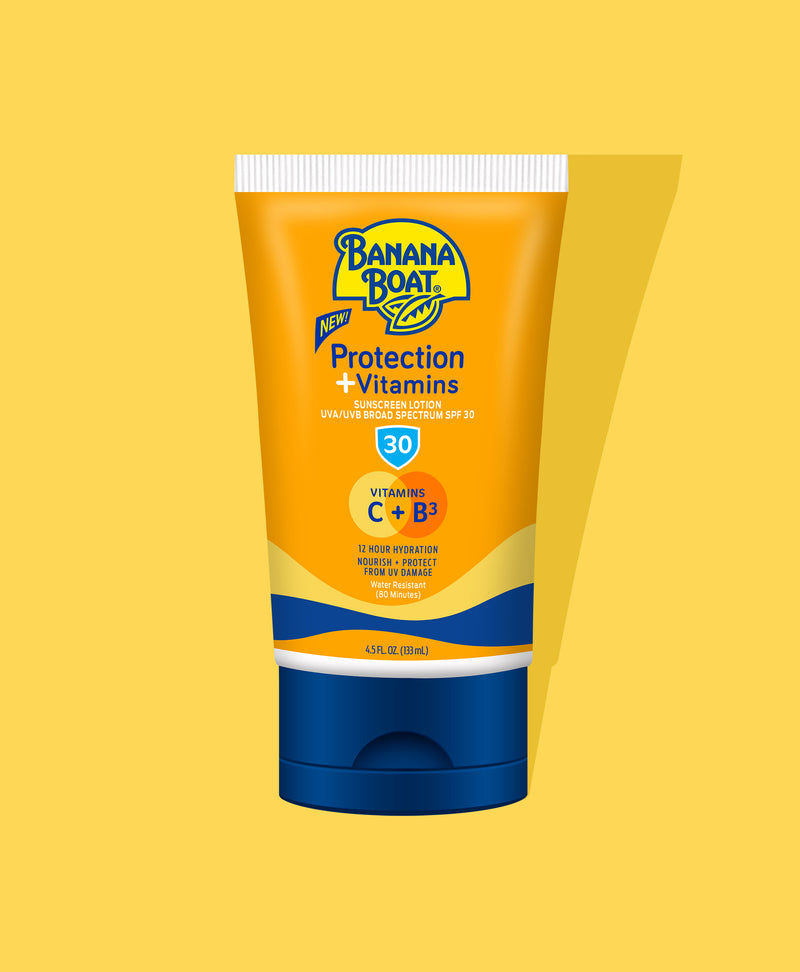 Banana Boat® Protection + Vitamins Moisturizing Sunscreen Lotion SPF 30