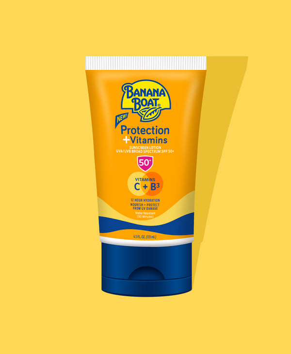 Banana Boat® Protection + Vitamins Moisturizing Sunscreen Lotion SPF 50