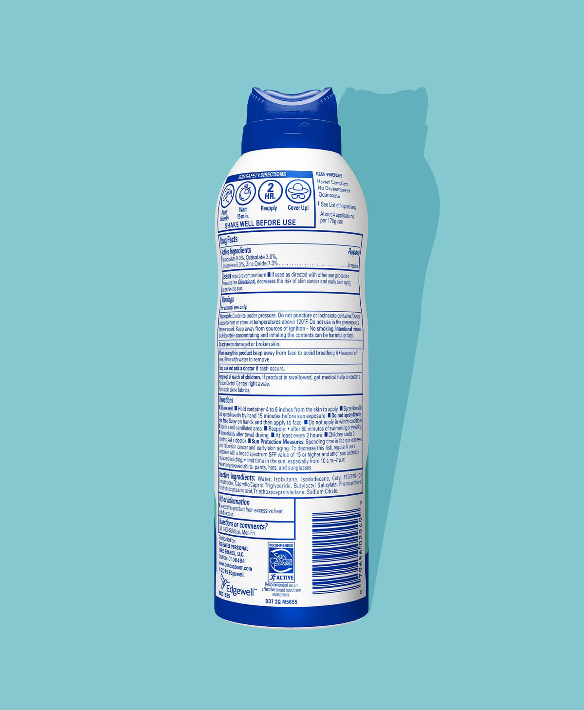 Banana Boat® Sensitive Mineral Enriched Spray SPF 50 Banana Boat US