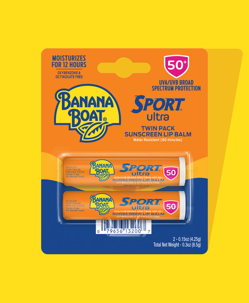 Banana Boat® Sport Ultra Lip Balm 50 Twin Pack 